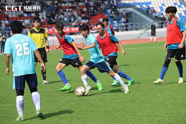 绿城体育为华中科技大学打造荣获国际足联FIFA认证的足球场人造草坪