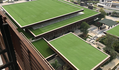 耐用省事、四季常青的绿城体育休闲人造草坪